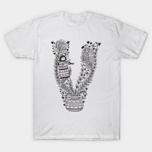 Letter V (Buu&Luu Alphabet) T-Shirt